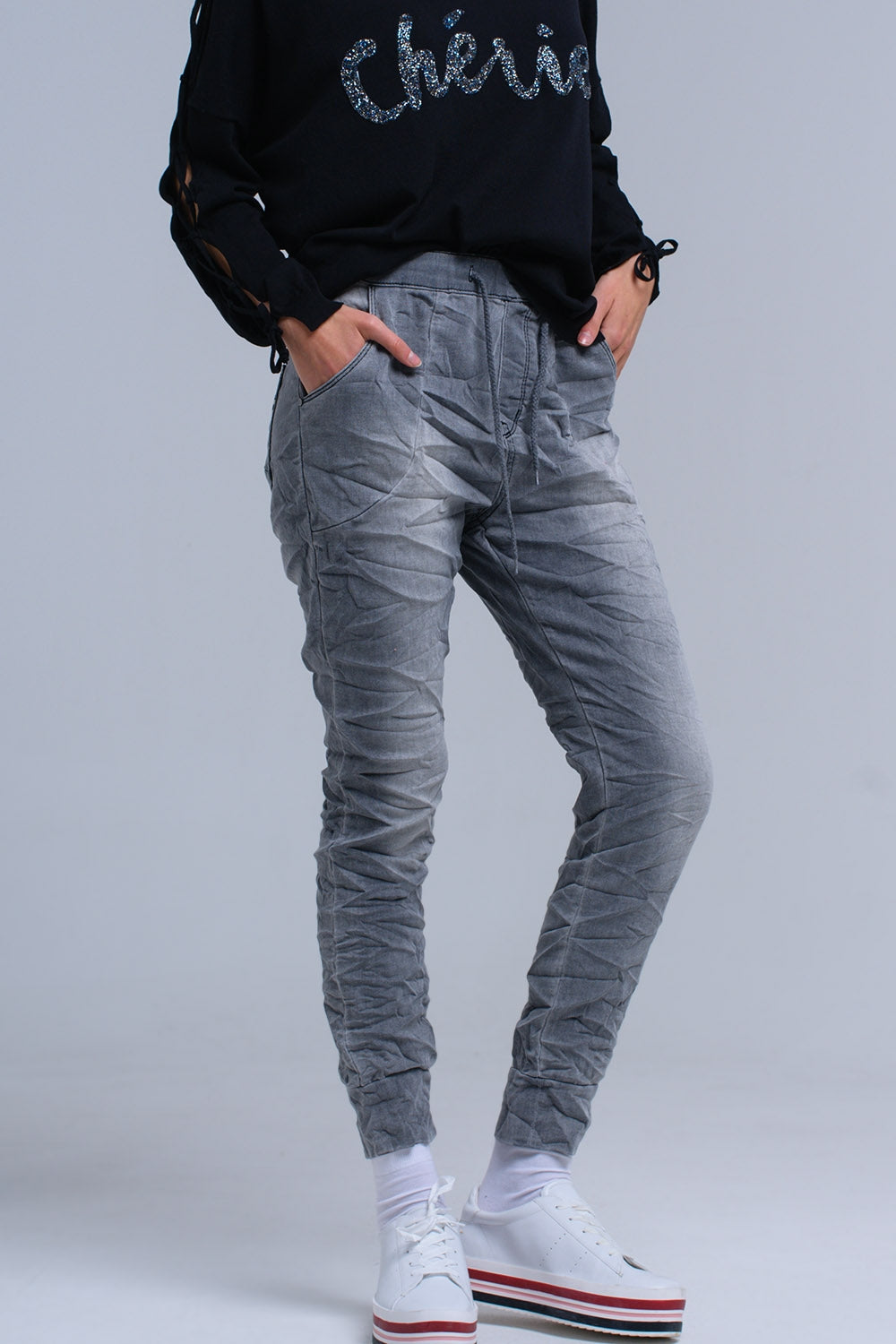 Jogger grey jeans