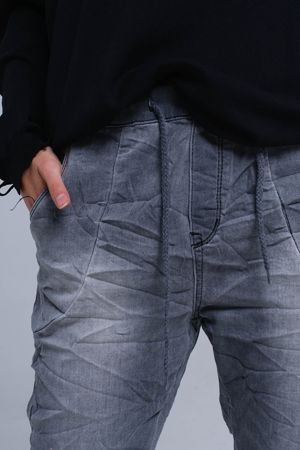 Jogger grey jeans