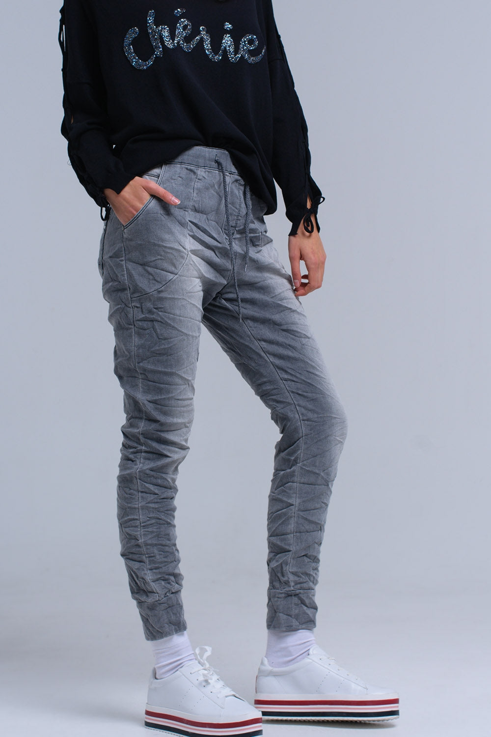 Jogger grey jeans