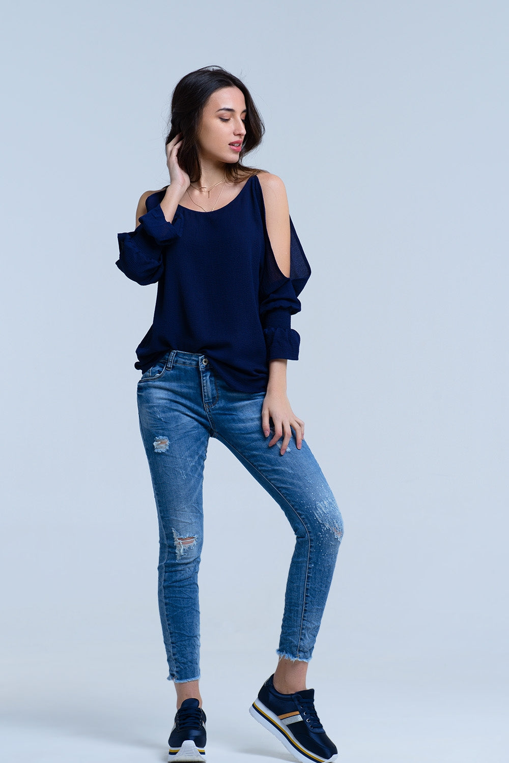 Jeans with rips details