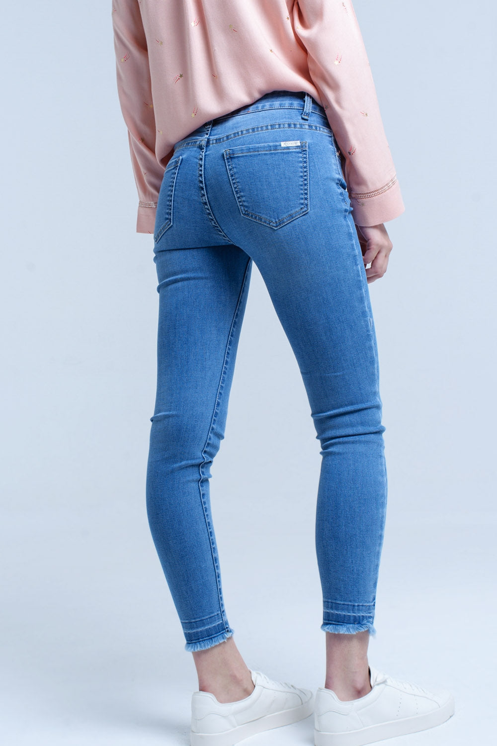 Two tone denim jean - Denim