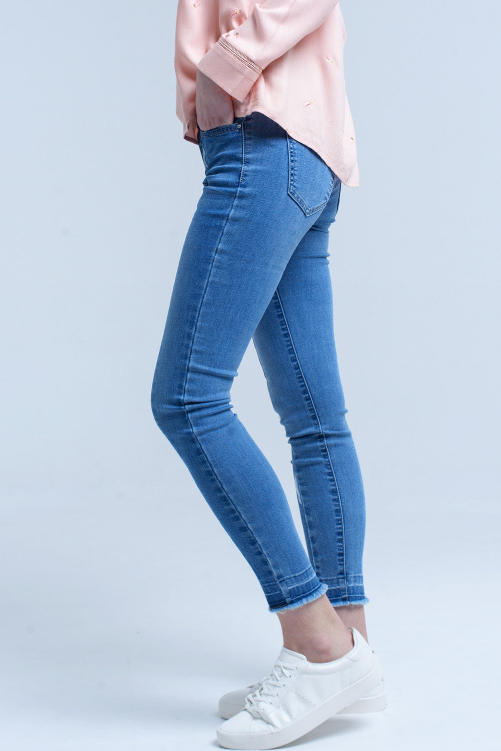 Two tone denim jean - Denim