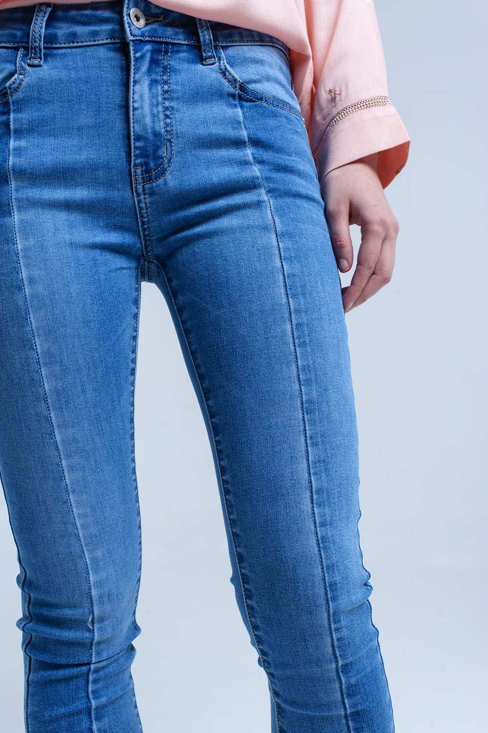 Two tone denim jean - Denim