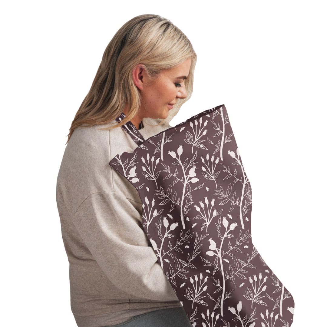 Feeding & Pumping Privacy Cover - Rosehip - Nursing Covers