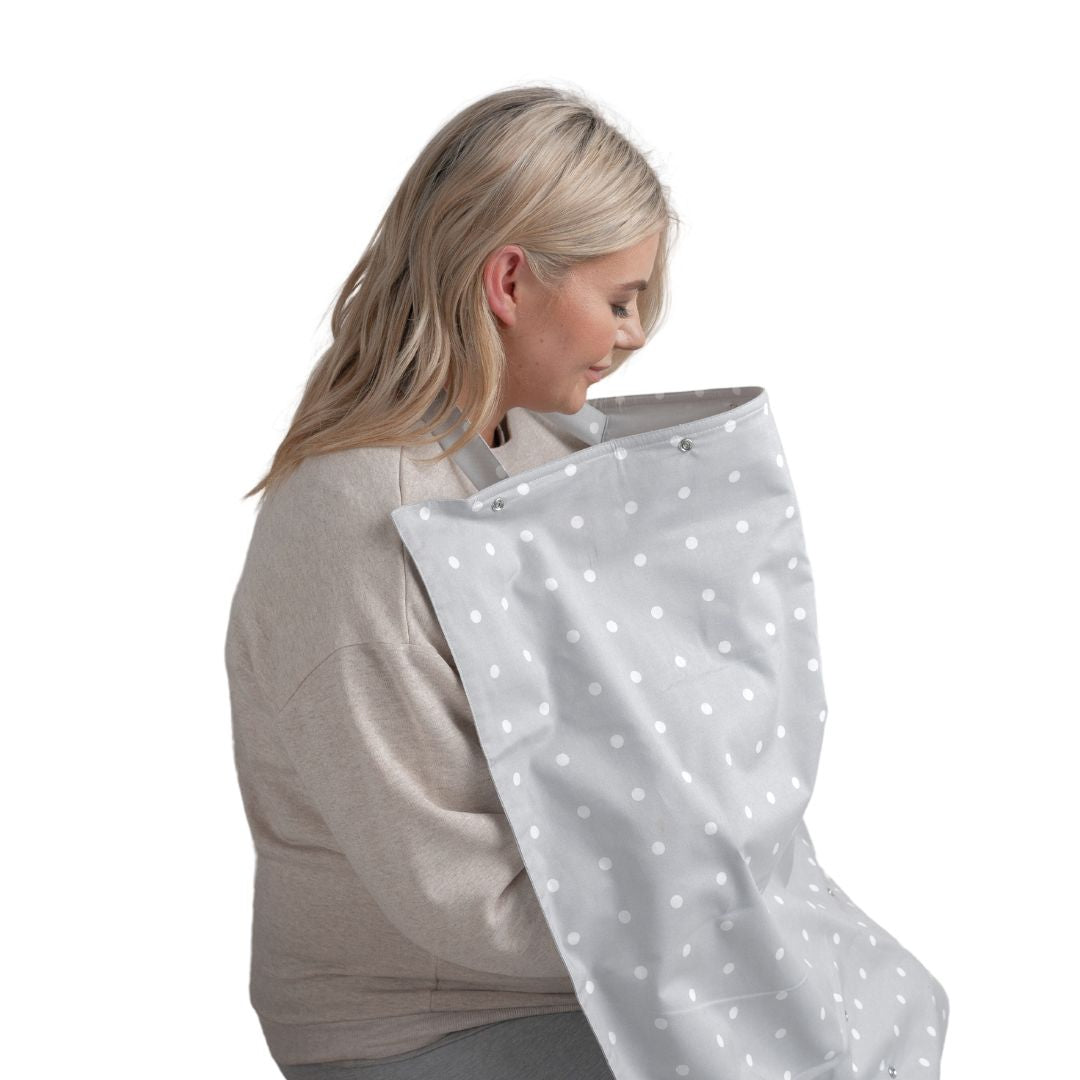 Feeding & Pumping Privacy Cover - Dotted - Nursing Covers