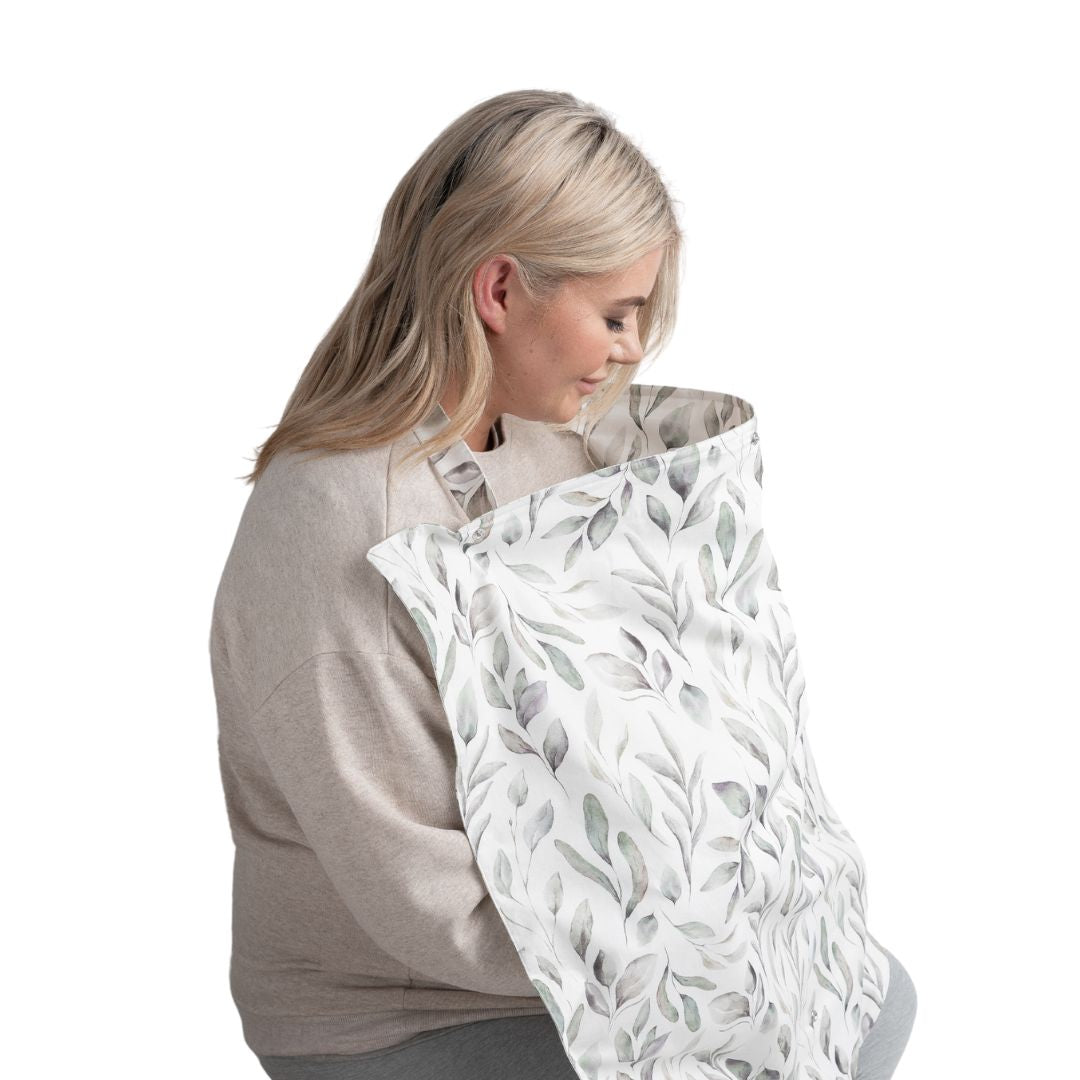 Feeding & Pumping Privacy Cover - Waterleaves - Nursing Covers