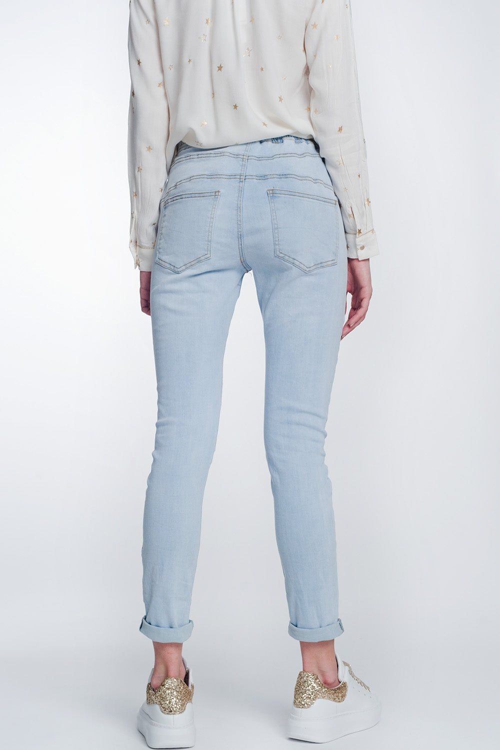 Jogger jeans in lightwash - Denim