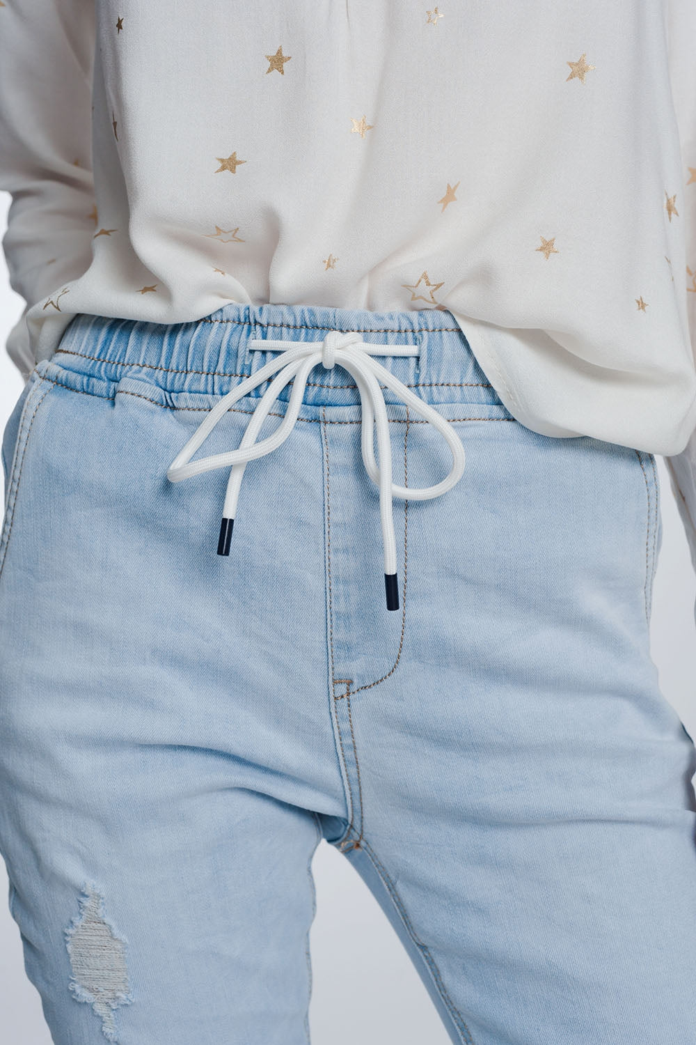 Jogger jeans in lightwash - Denim