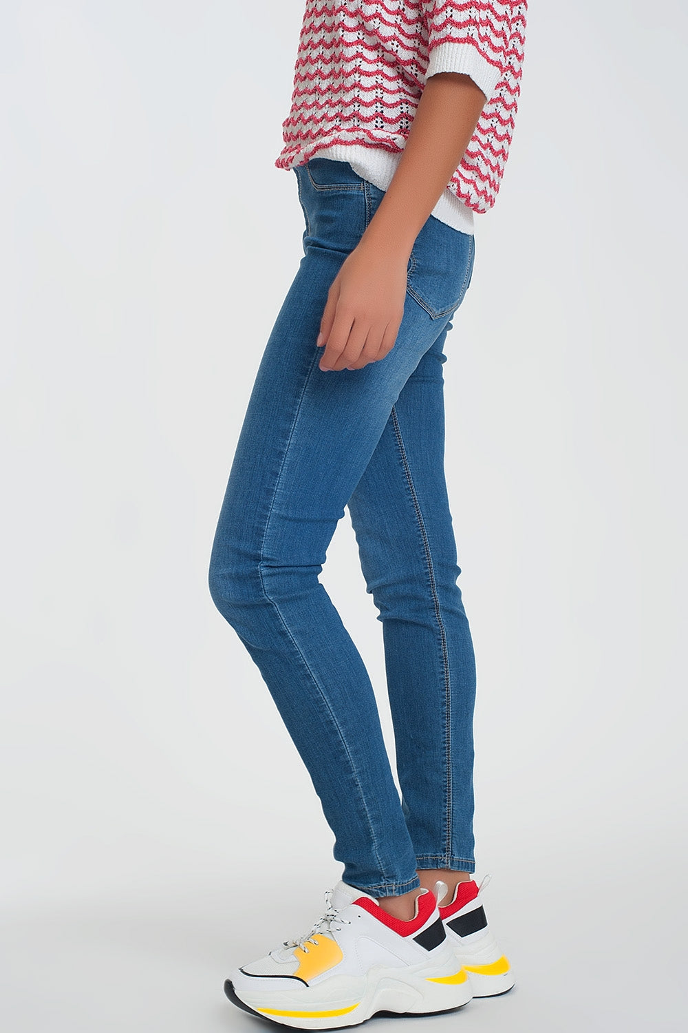 Jeggings in dark wash