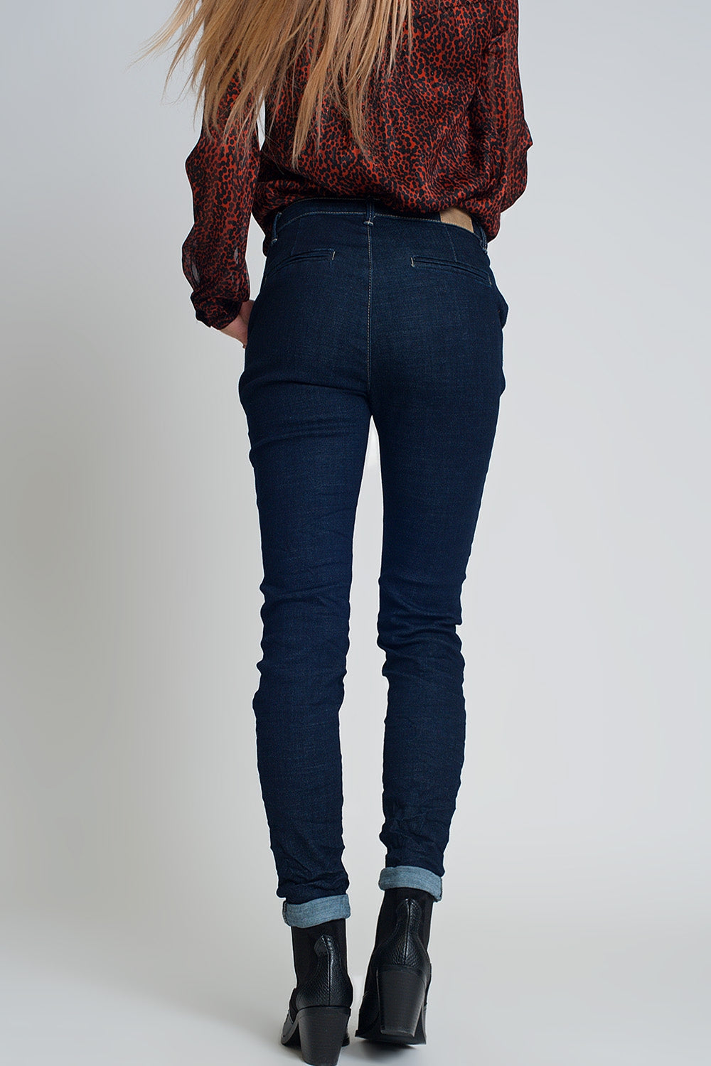 Jeans skinny cut chino style - Denim