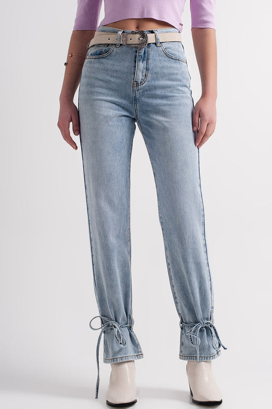 jeans with drawstring - Denim