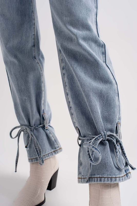 jeans with drawstring - Denim