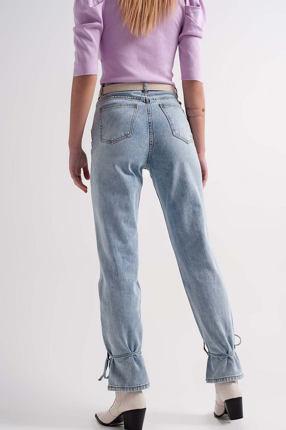jeans with drawstring