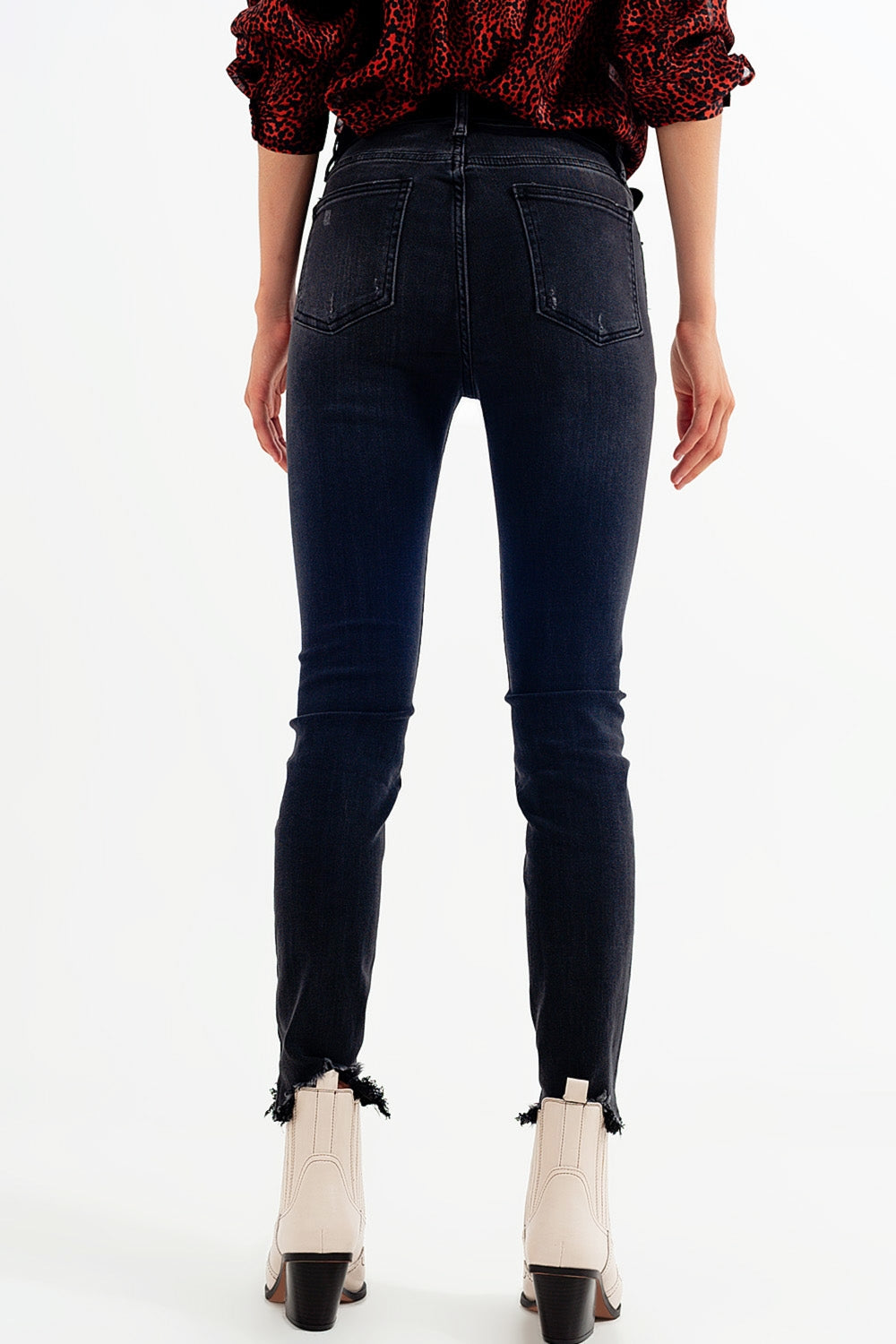 Skinny jeans in washed black - Denim