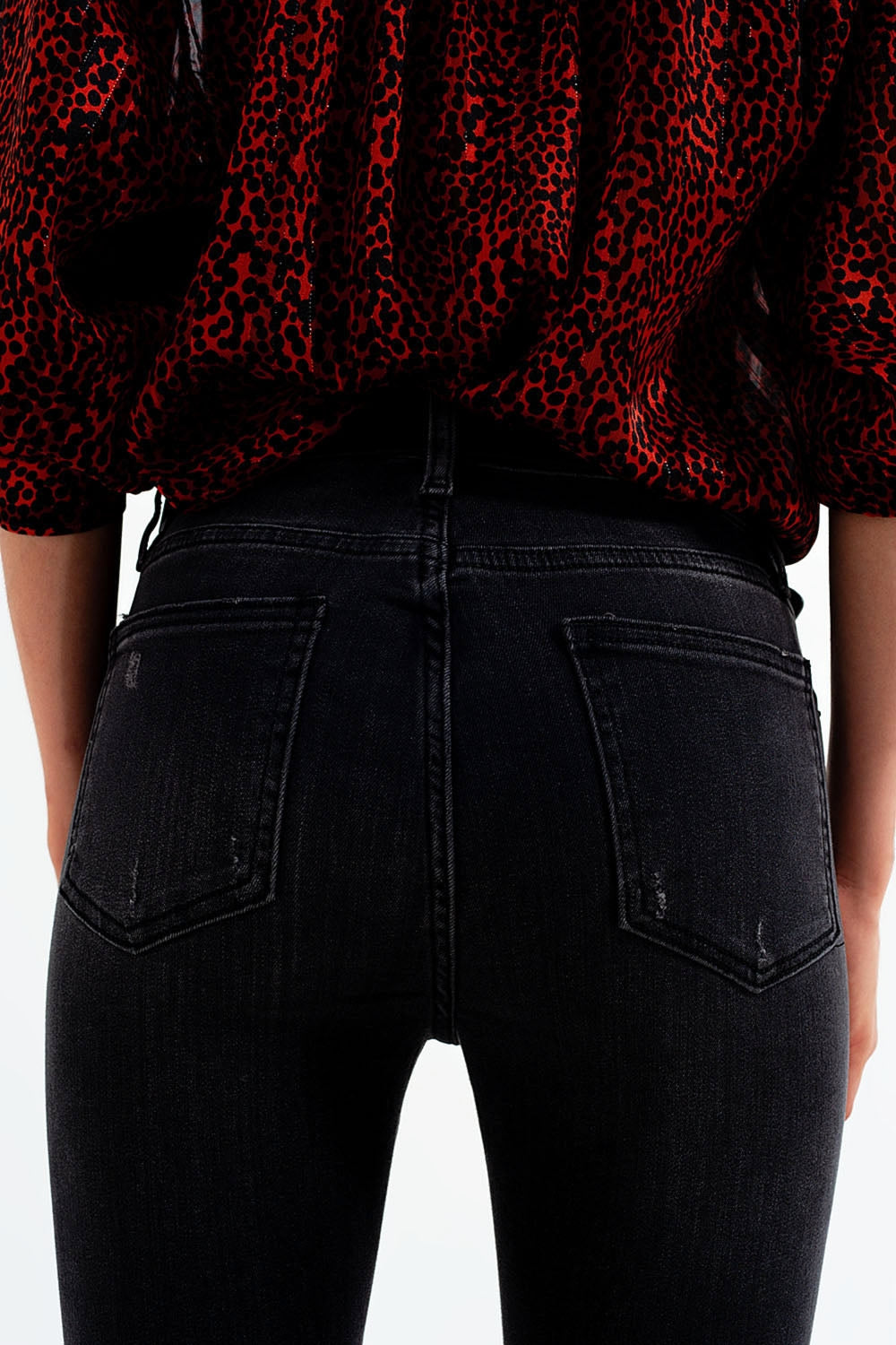 Skinny jeans in washed black - Denim