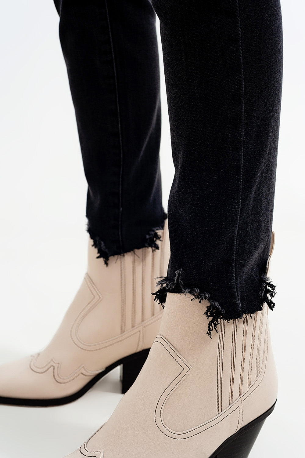 Skinny jeans in washed black - Denim