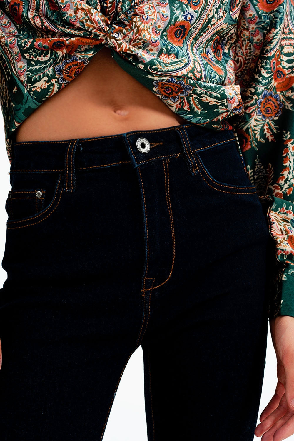 Super Skinny fit jeans in dark blue wash - Denim