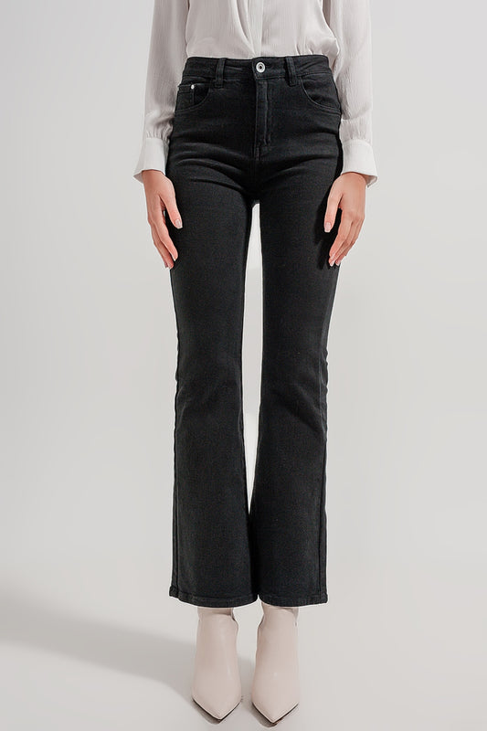 Flared jeans in black - Coloured Jeans