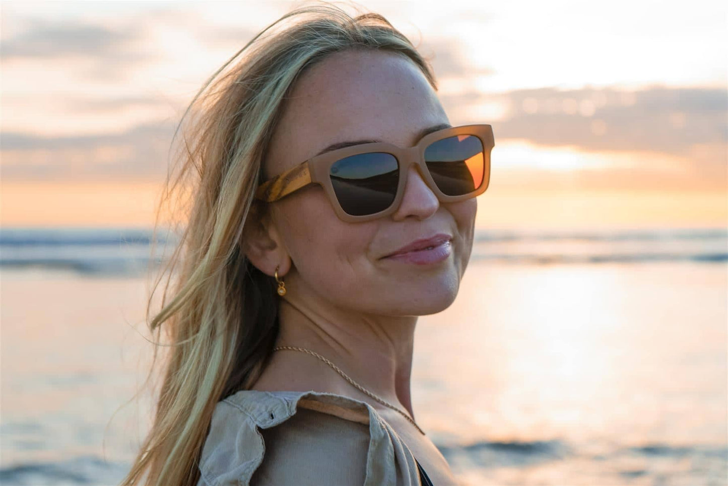 Luma Sunglasses - Polzeath - Brown - Clothing