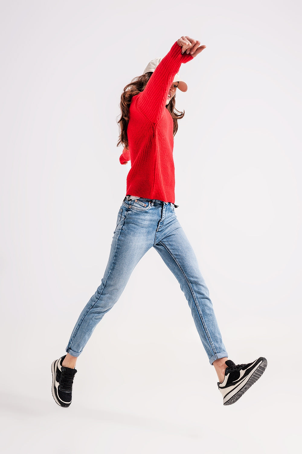Bleached push up jeans - Denim