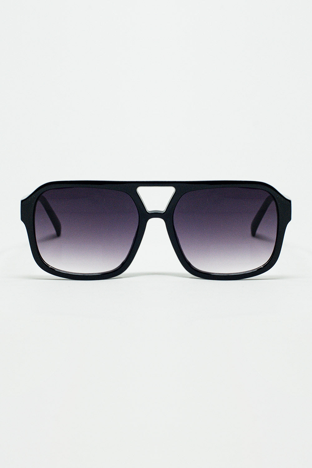 70´s Aviator Sunglasses In Black - Sunglasses