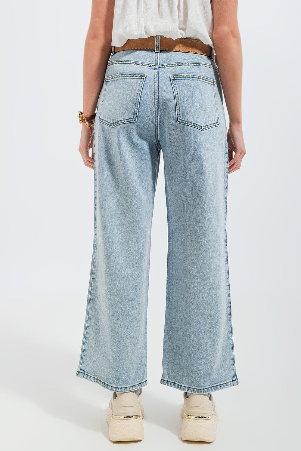 Jeans with star print - Denim