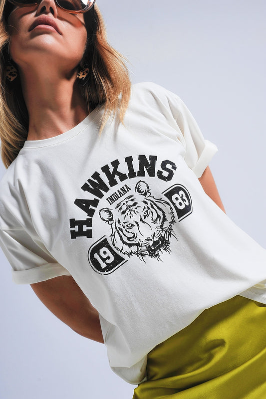 Indiana Hawkins Tiger short sleeve t-shirt - top