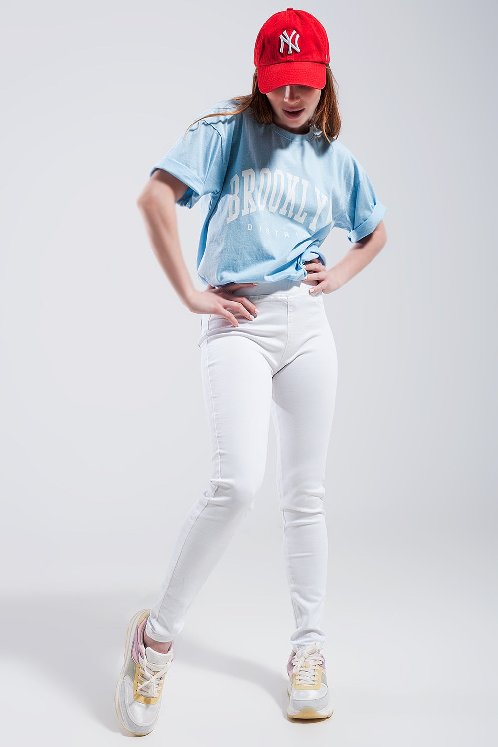 Brooklyn t shirt in blue - top