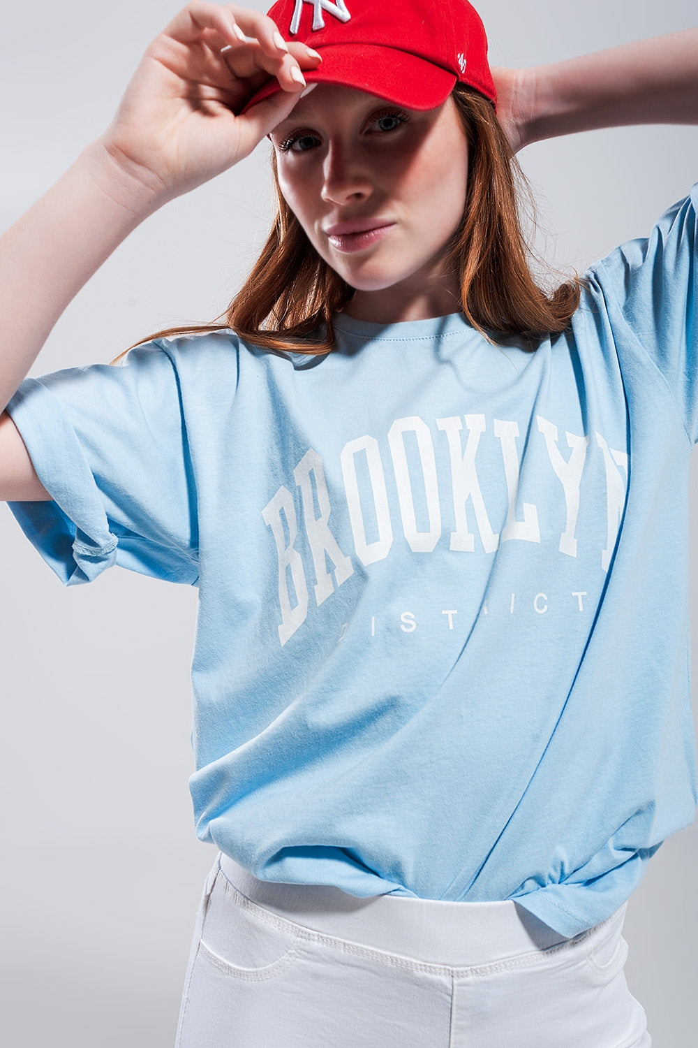 Brooklyn t shirt in blue - top