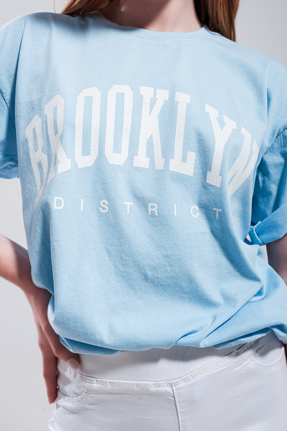 Brooklyn t shirt in blue - top