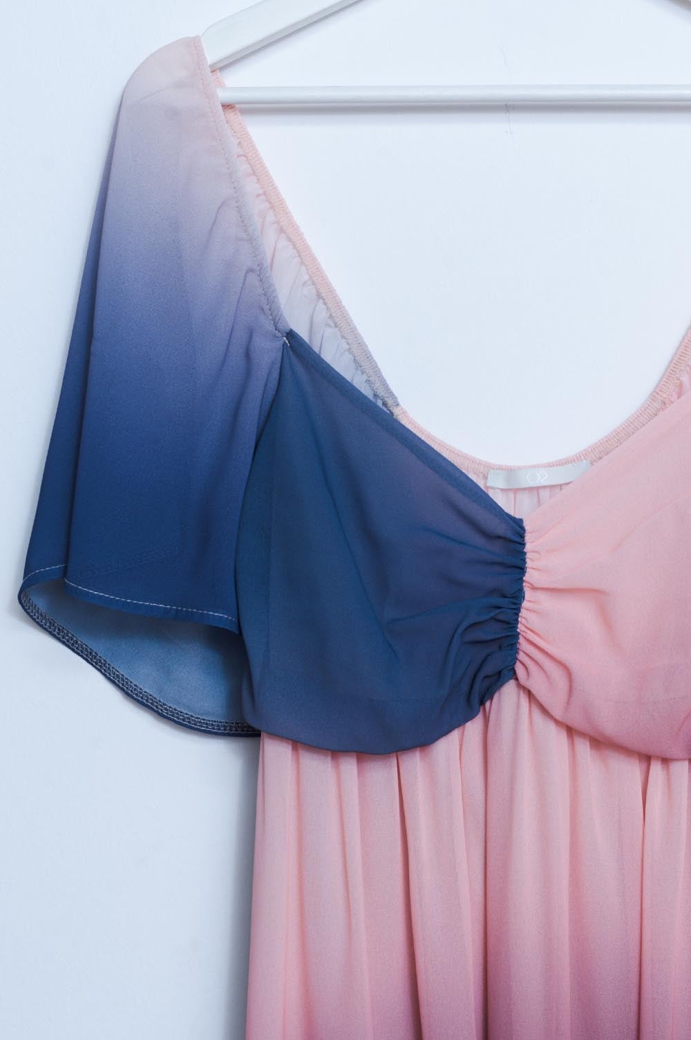 Ombre sweetheart maxi dress in beige - dress