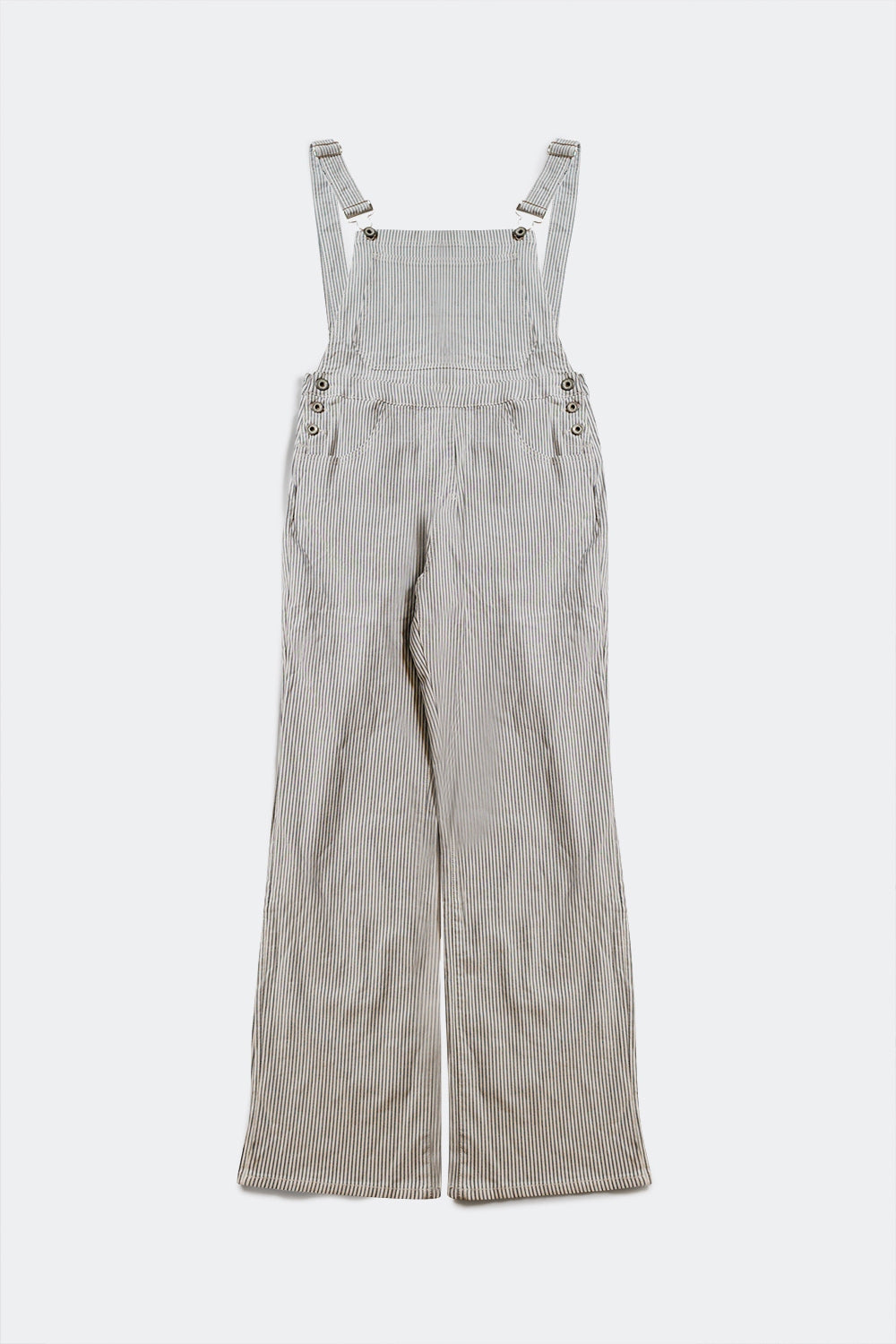 Salopette jumpsuit in grey stripes