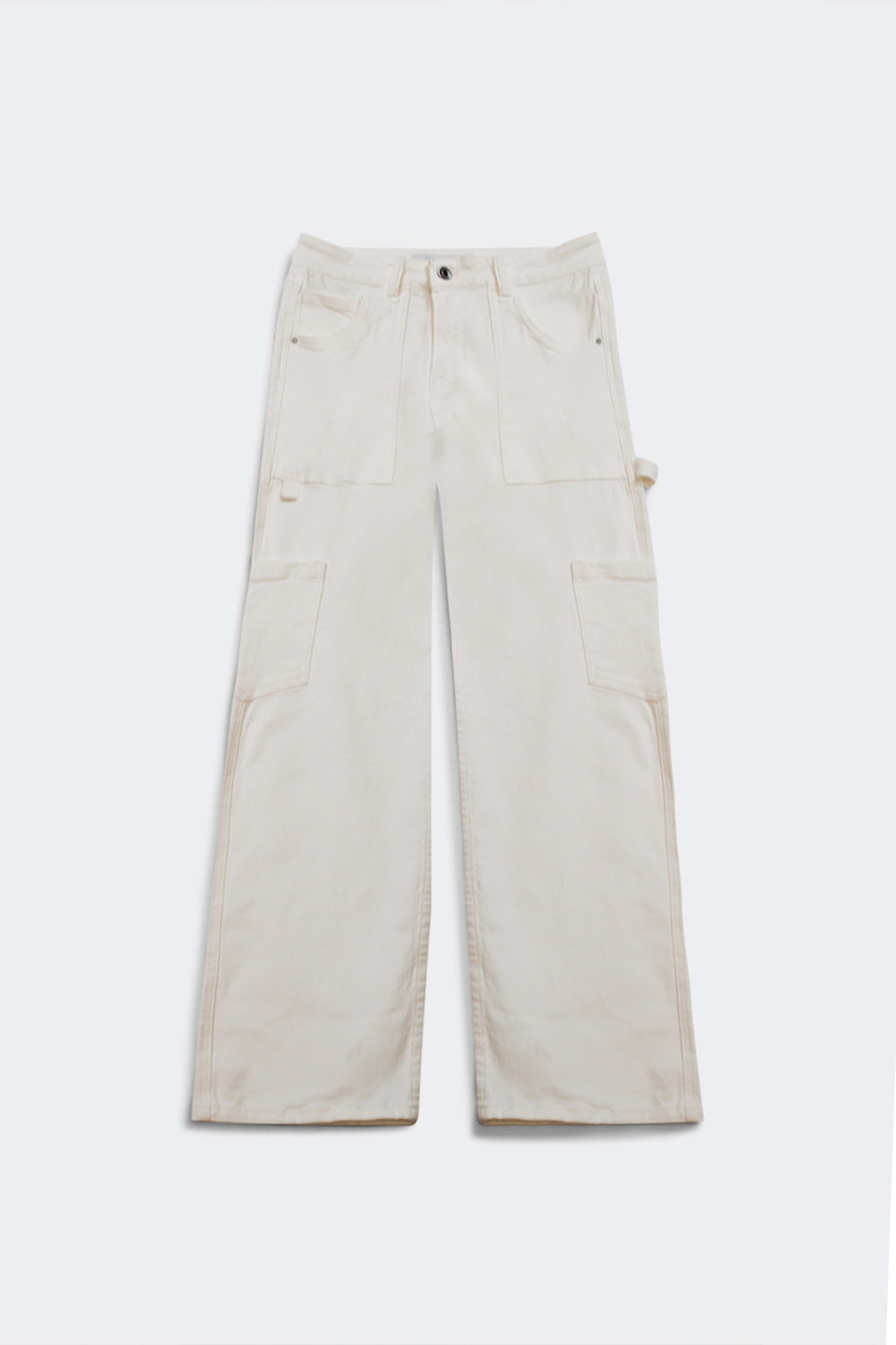 Cargo pants in white - Coloured Jeans