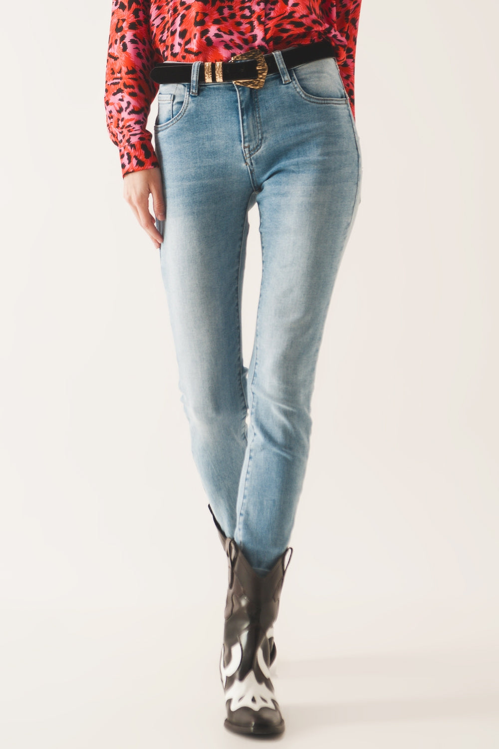 Skinny jean with stretch - Denim