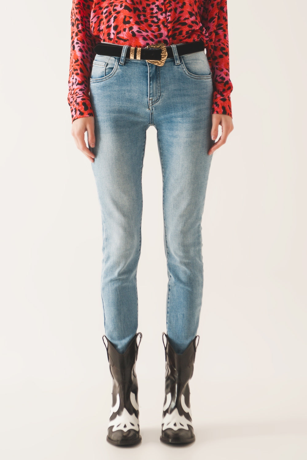 Skinny jean with stretch - Denim