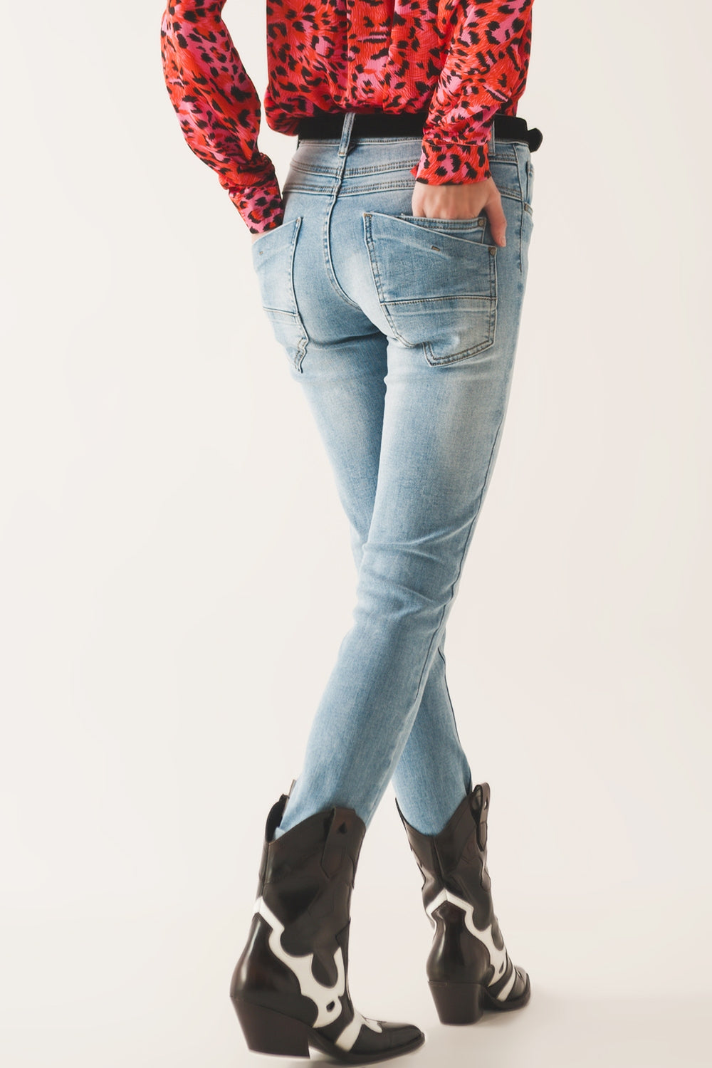 Skinny jean with stretch - Denim