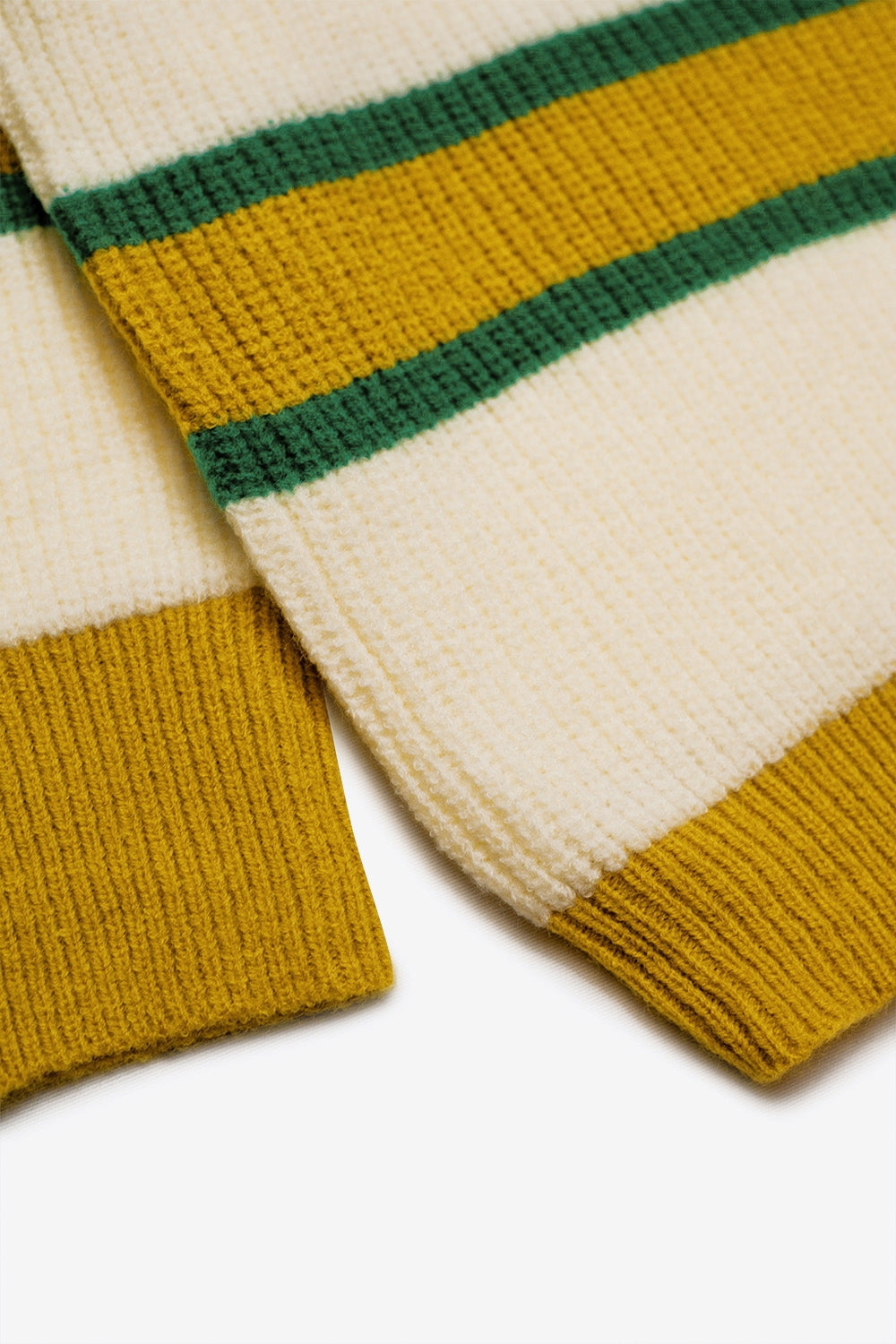Open front cardi in yellow stripe