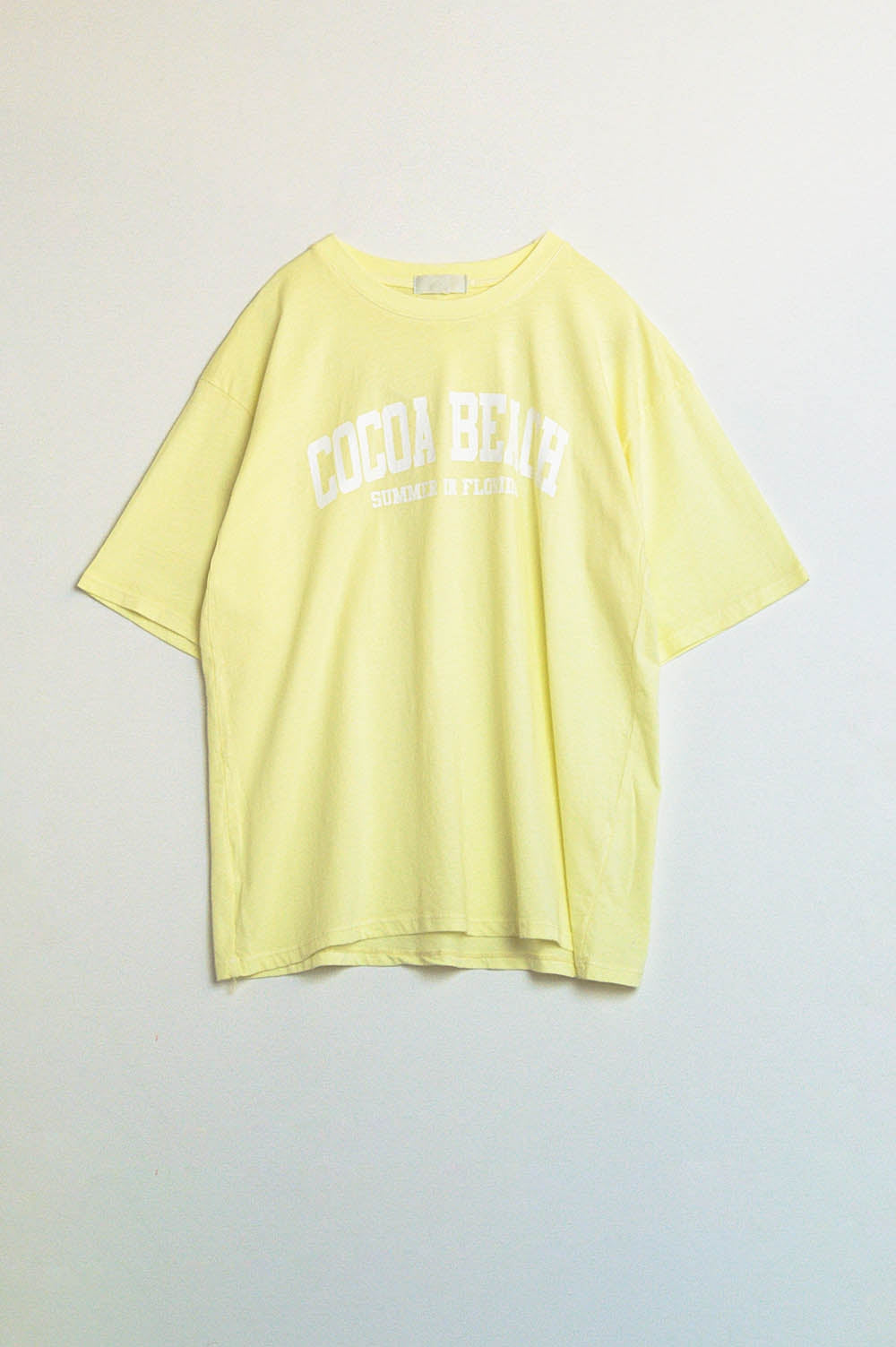 T-shirt jaune Cocoa Beach Floride