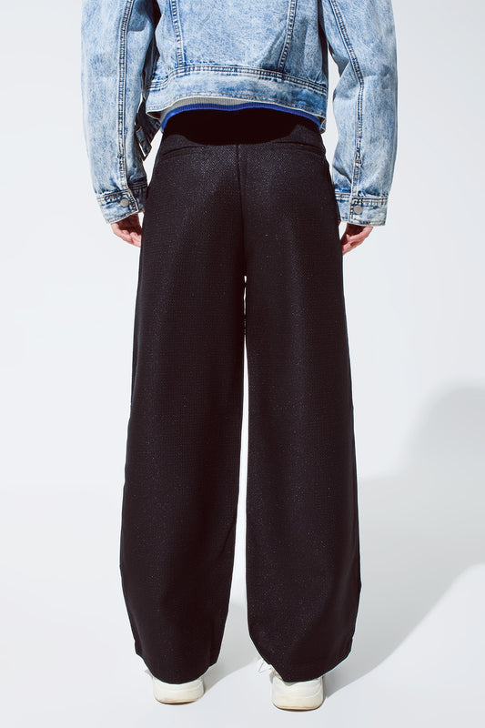 Oversized pantalon in black - trousers