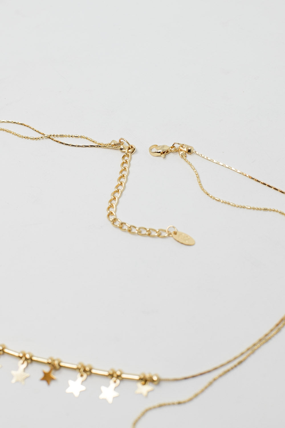 2 in 1 Necklace with Star and Heart Charms