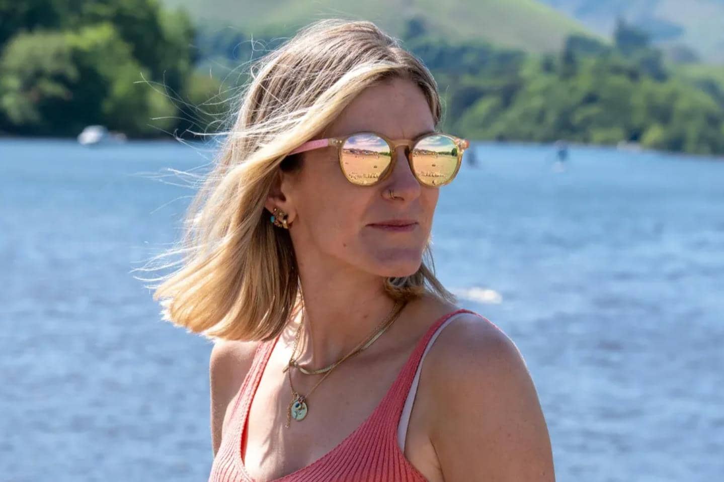 Luma Sunglasses - Fowey - Pink - Clothing