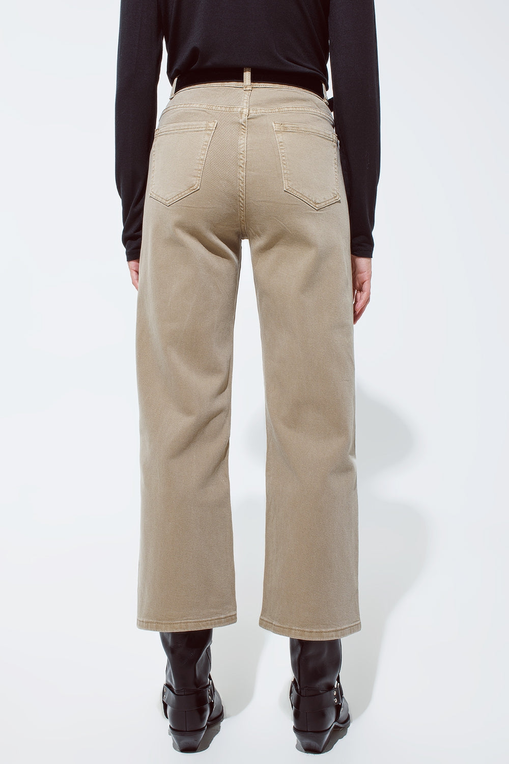 Gold straight leg jeans with metallic glow - Coloured Jeans