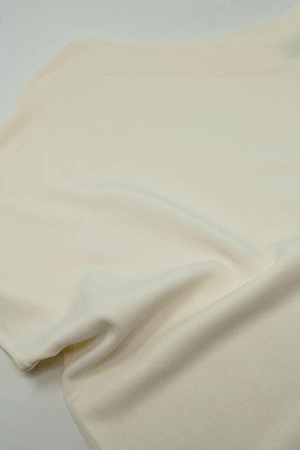 Beige boat neck relaxed sweater