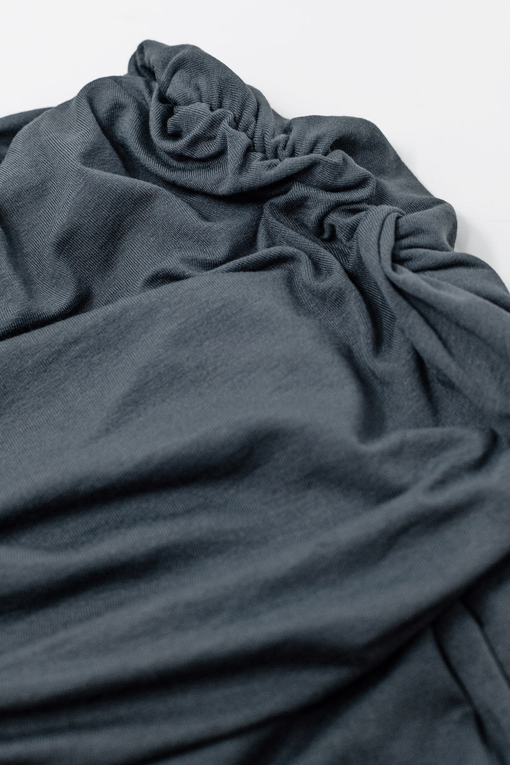Bodycon Off Shoulder Top In Grey - top