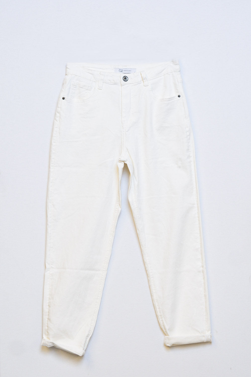Ankle skinny Basic Jeans in white - Coloured Jeans