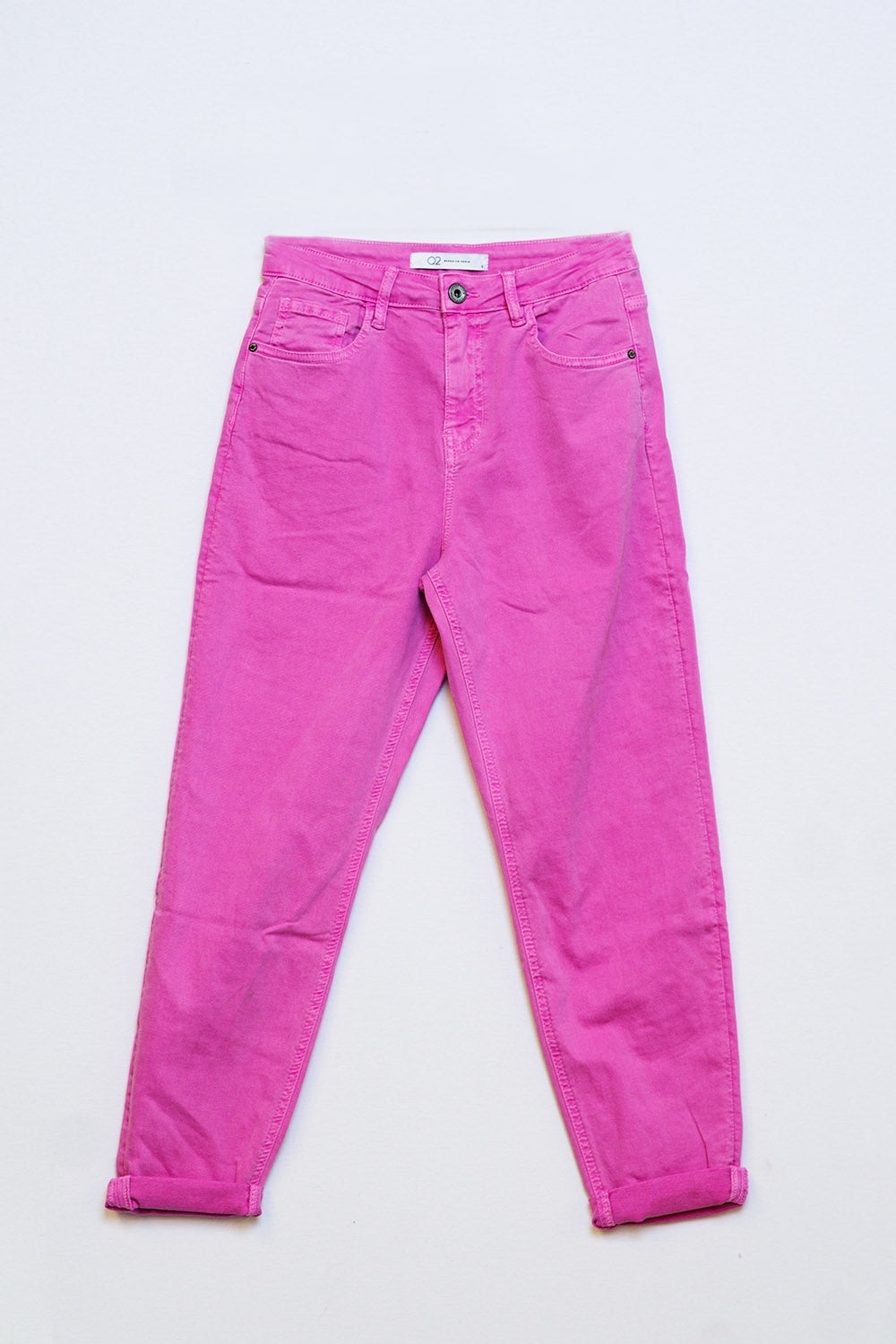 Ankle skinny Basic Jeans in pink - Coloured Jeans
