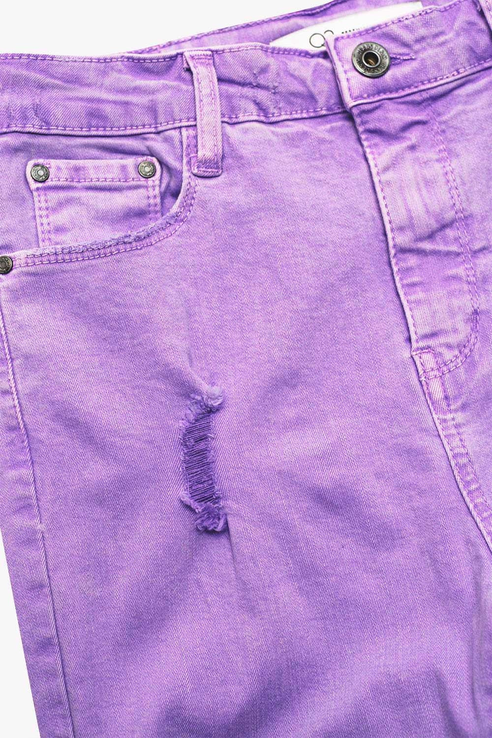 High waisted super skinny jeans in purple - Coloured Jeans