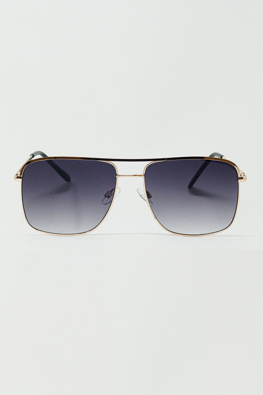 Aviator Vintage Sunglasses With Golden Rim