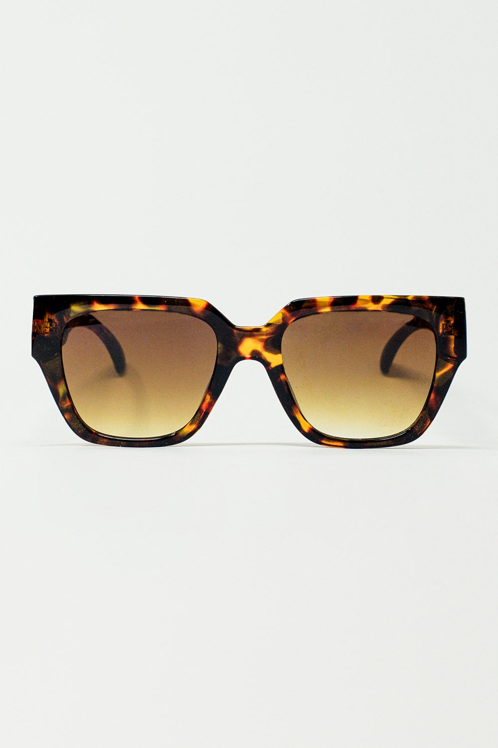 Oversized Cat Eye Sunglasses in brown Vintage
