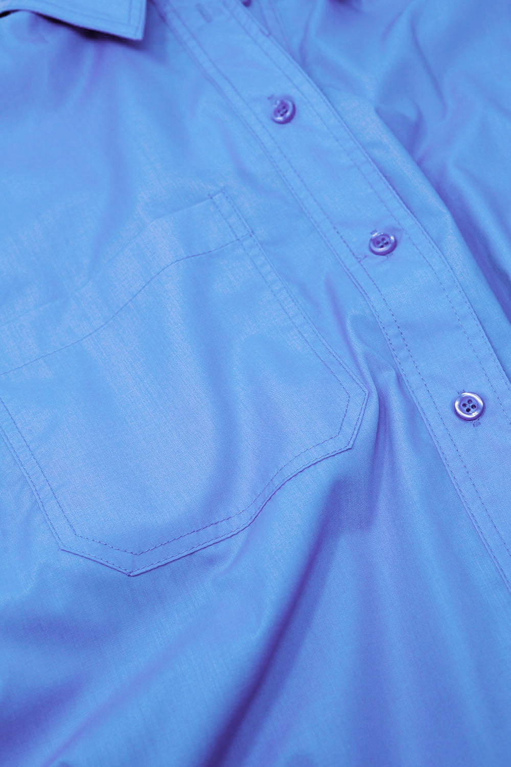 Super Oversized High Low Shirt in Blue - Shirts